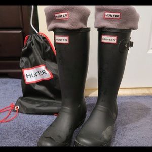 Big Kid Hunter Original Wellies - Black