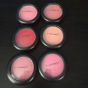 6 Mac blushes