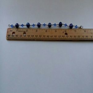 Midnight Blue Freshwater Pearl Bracelet