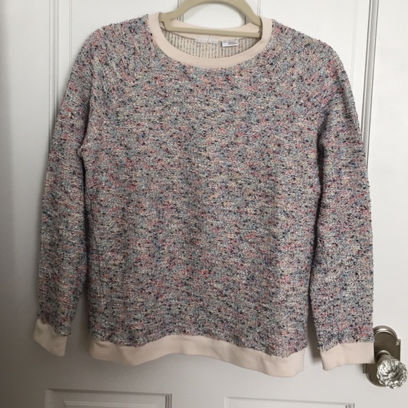 Colorful crew neck sweater