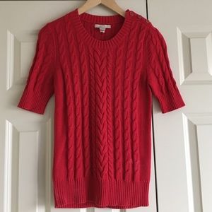 Banana Republic factory cotton cableknit sweater