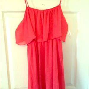 Forever 21 silk peach sun dress