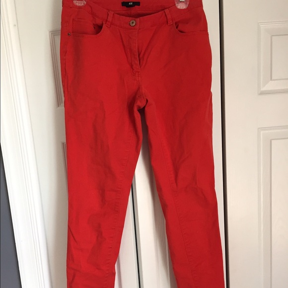 Red Skinny Pants