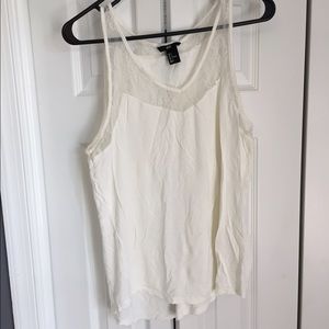 Sleeveless White Top