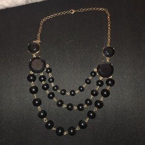 Black bubble necklace