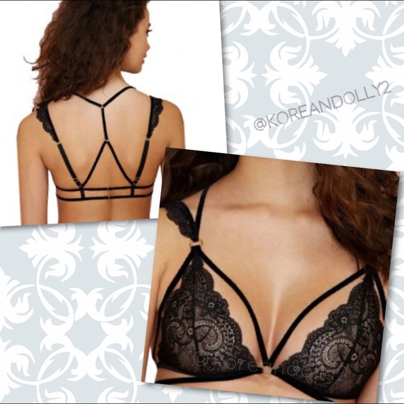 1 hr sale✂️ black lace bralette📍price firm - Picture 2 of 2