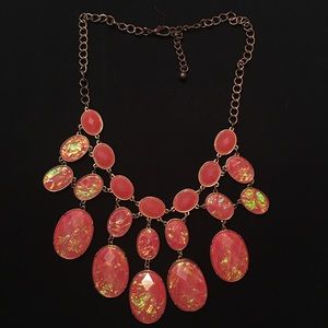 Orange/ Salmon colored necklace