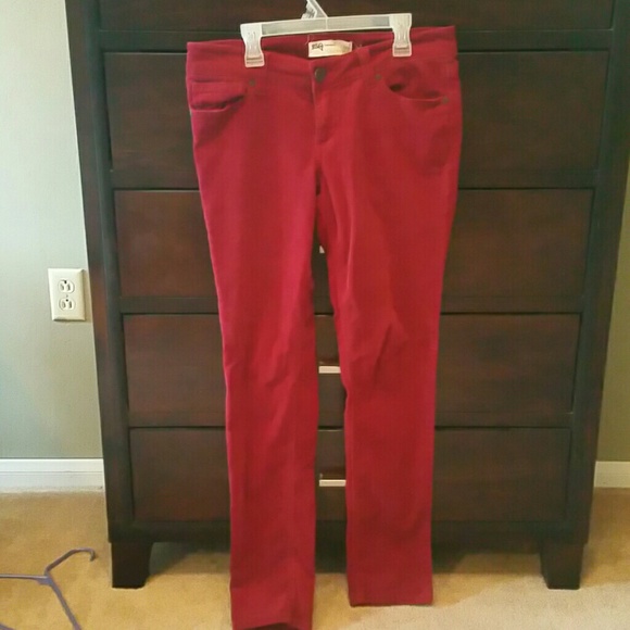 Red jeans