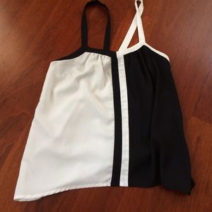 NWOT black and white tank
