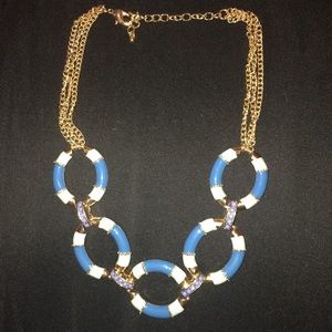 Blue and baby blue necklace
