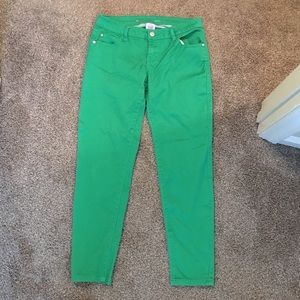 Green pants