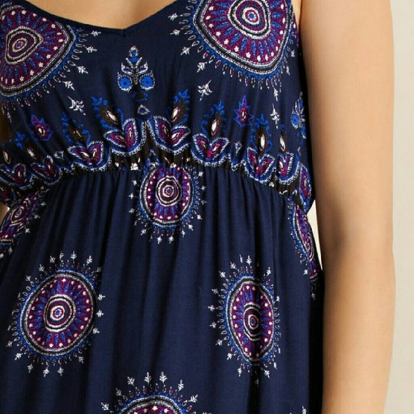 FULLY LINED RUFFLED MAXI DRESS‼️LAST ONE‼️ - Picture 4 of 4