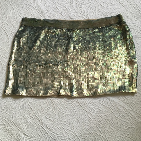 Allsaints Spitalfields "Ariel" Sequin Skirt