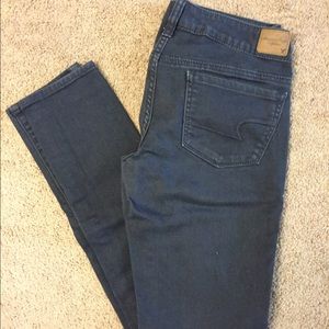 Gray skinny jeans