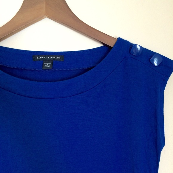 Beautiful Royal Blue Banana Republic top