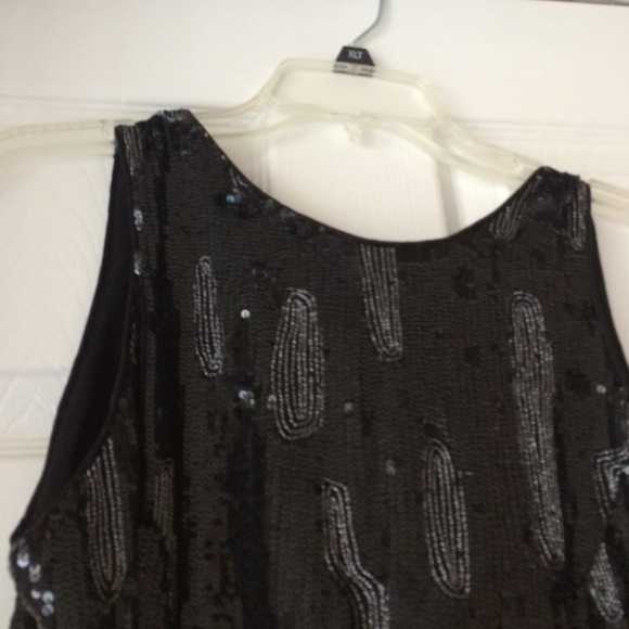 Sequined Blouse Opened Back String Tied . - image 2
