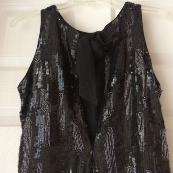 Sequined Blouse Opened Back String Tied . - image 3