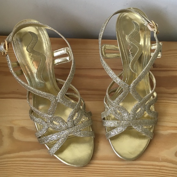 Nina Gold Heels