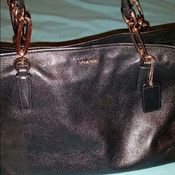 Black coach purse