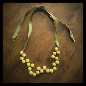 Bubble Ribbon Tie Necklace.