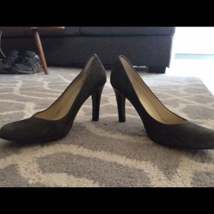 Ralph Lauren Grey Heels