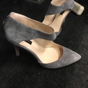 INC Grey, Suede 4inch heels