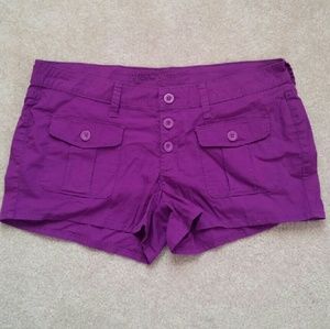 Stretchy Purple Shorts