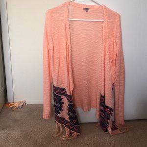 Tribal print cardigan