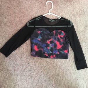 NWOT RAVE CROP TOP