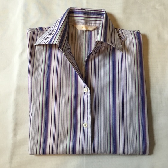 🚨SALE🚨 P. S. FA Purple Striped Dress Shirt Sz 2