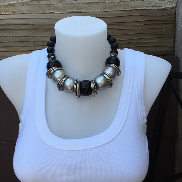 Handmade chunky statement necklace