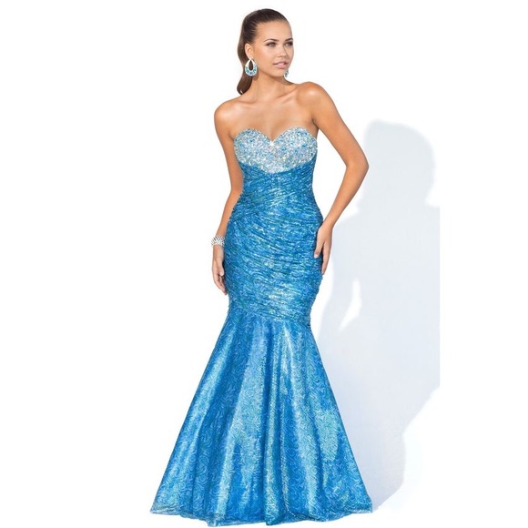 Blue Blush prom dress 😍