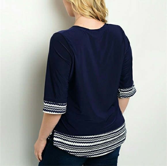 Alyssa Danielle Top-Plus Size - - Picture 2 of 2