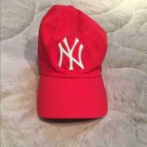 NY Yankees red ball cap