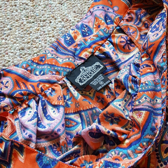 SOLD! Angie Bohemian Paisley Dress - Picture 2 of 4