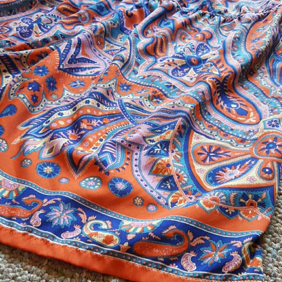 SOLD! Angie Bohemian Paisley Dress - Picture 3 of 4