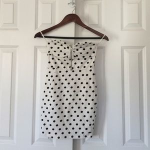 Polka dot mini dress
