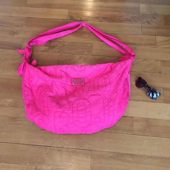 Marc by Marc Jacobs Pretty Pink Nylon Hobo