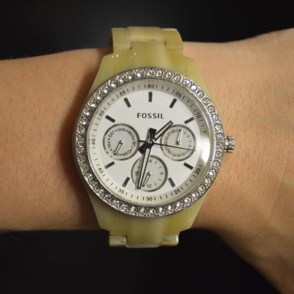 Fossil - Riley Multifunction Cream Watch