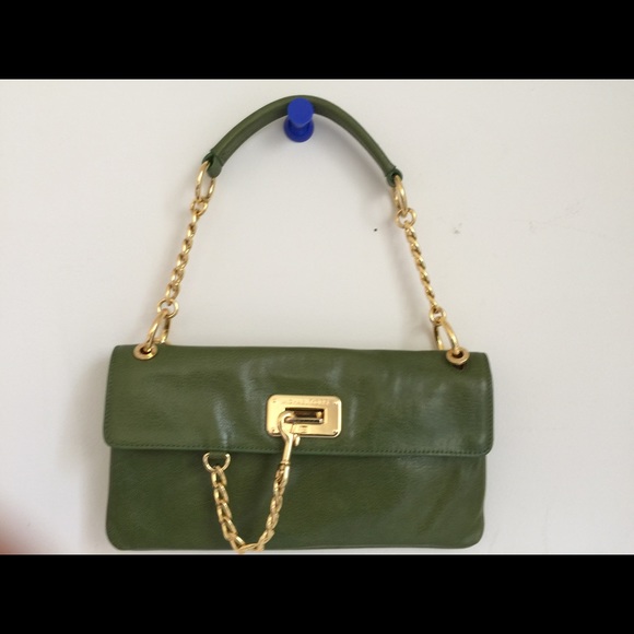 michael kors olive green purse