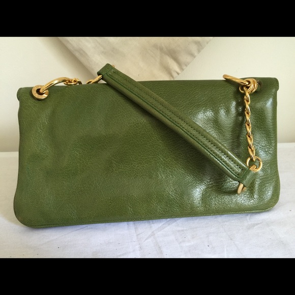 michael kors olive green purse
