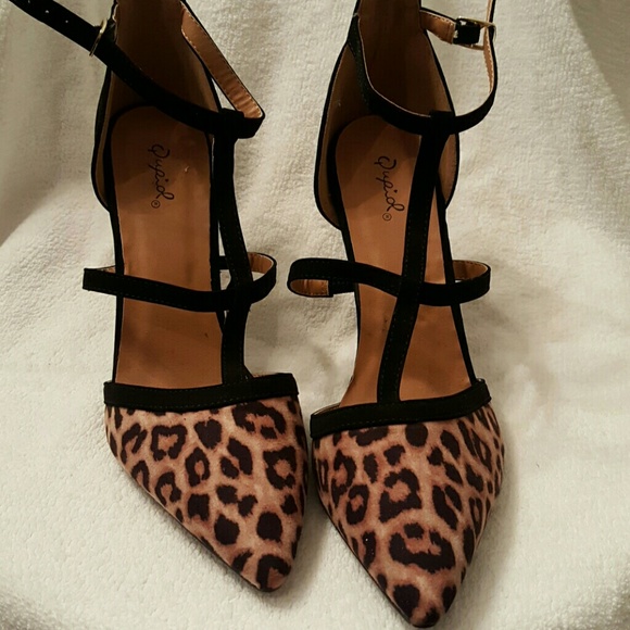 Qupid Shoes - Shoes leopard size10