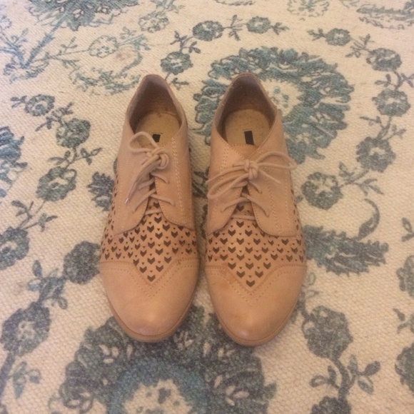 Tan/Taup forever21 Oxford shoes