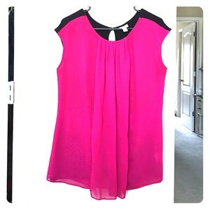 Pink and black camisole