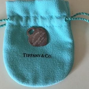 Authentic Tiffany heart tag