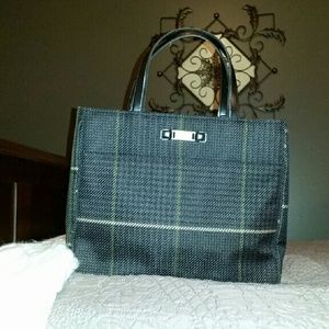 Plaid tweed Ralph Lauren bag