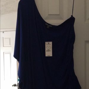 One shoulder blouse