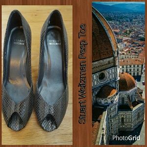 Stuart Weitzman Peep Toe Heels