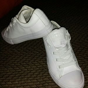 Leather Converse