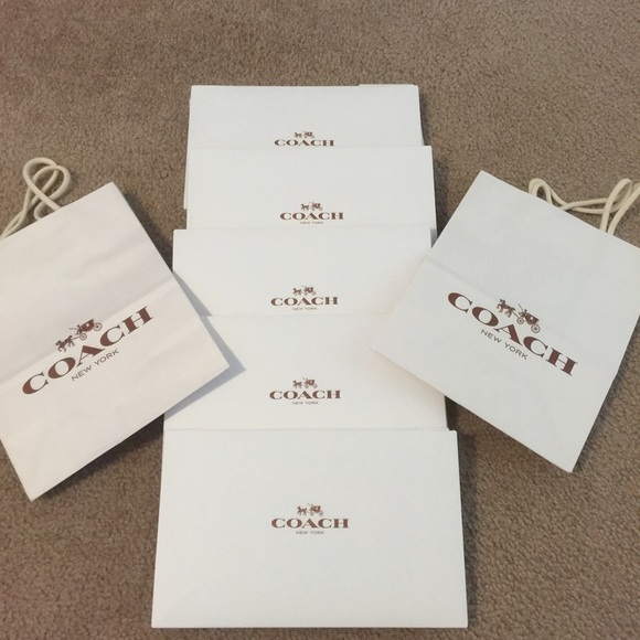 🎀 5Coach Boxes & 2 Bags & Tissue paper